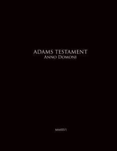 Adam's Testament - (2016)