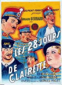 Les vingt-huit jours de Clairette - (1933)