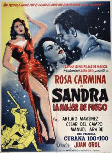 Sandra, la mujer de fuego - (1954)